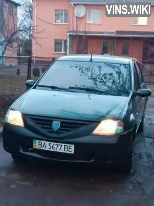 Седан Dacia Logan 2006 1.6 л. Ручна / Механіка обл. Кіровоградська, Кропивницький (Кіровоград) - Фото 1/13