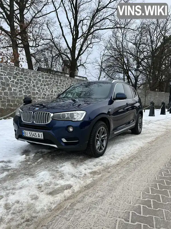 Позашляховик / Кросовер BMW X3 2016 2 л. Автомат обл. Київська, Київ - Фото 1/21