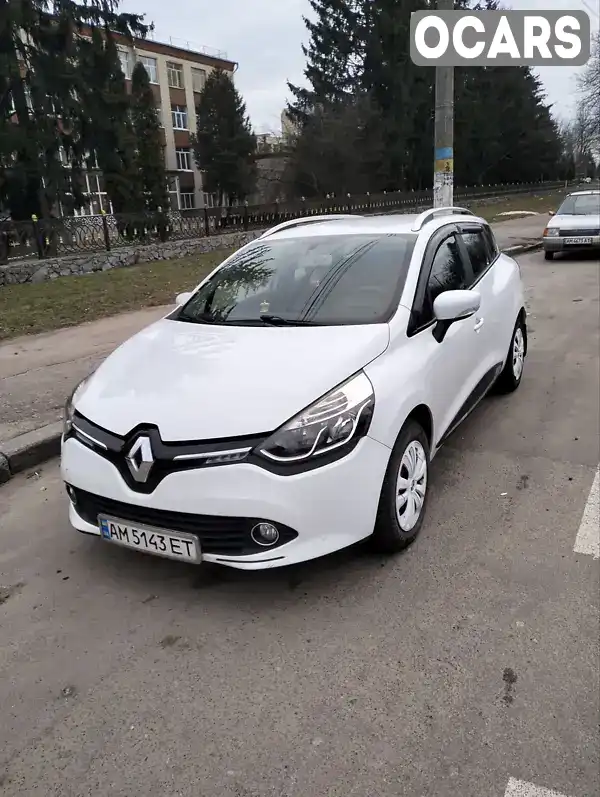 Універсал Renault Clio 2013 1.46 л. Ручна / Механіка обл. Житомирська, Житомир - Фото 1/8