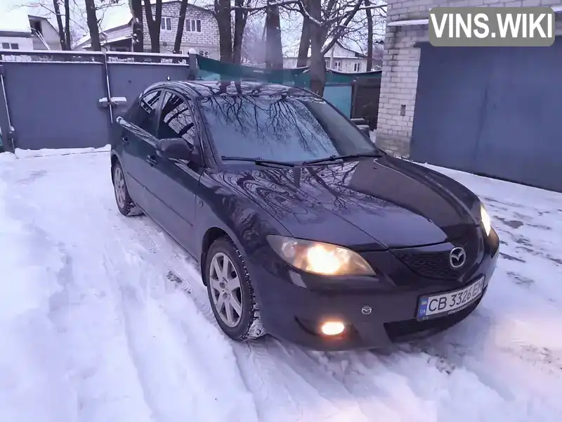 Седан Mazda 3 2004 2 л. Ручна / Механіка обл. Чернігівська, Чернігів - Фото 1/20