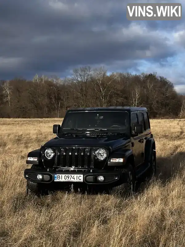 Позашляховик / Кросовер Jeep Wrangler 2022 3 л. Автомат обл. Полтавська, Полтава - Фото 1/9