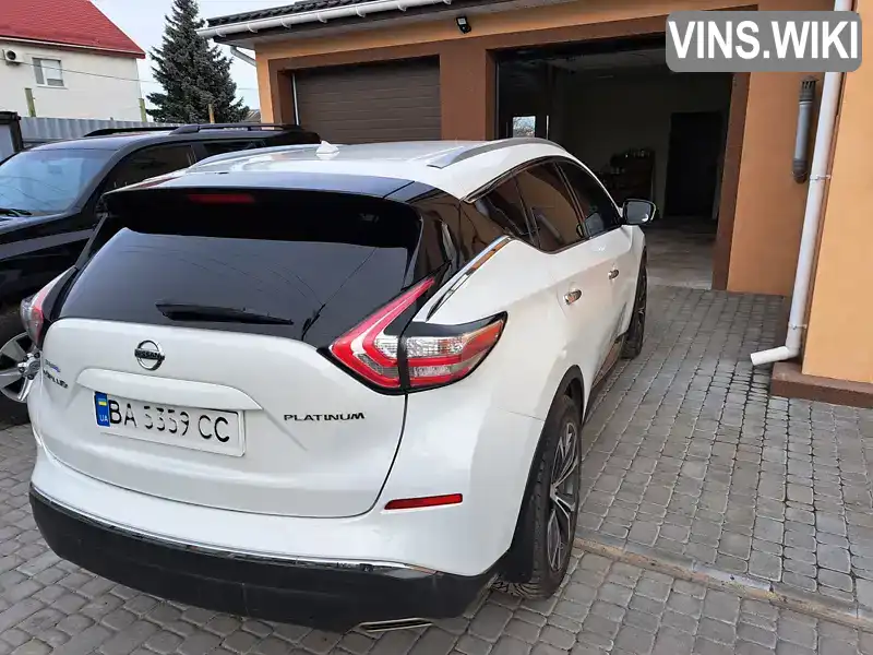 Внедорожник / Кроссовер Nissan Murano 2016 3.5 л. Вариатор обл. Кировоградская, Кропивницкий (Кировоград) - Фото 1/19