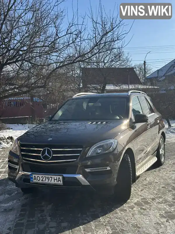 Позашляховик / Кросовер Mercedes-Benz M-Class 2015 2.99 л. Автомат обл. Закарпатська, Тячів - Фото 1/16