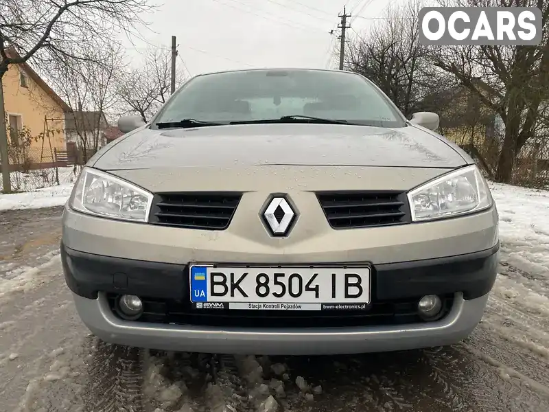 Седан Renault Megane 2003 1.6 л. Ручна / Механіка обл. Волинська, Ковель - Фото 1/21