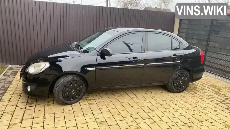 Седан Hyundai Accent 2008 1.4 л. Ручна / Механіка обл. Закарпатська, Ужгород - Фото 1/3