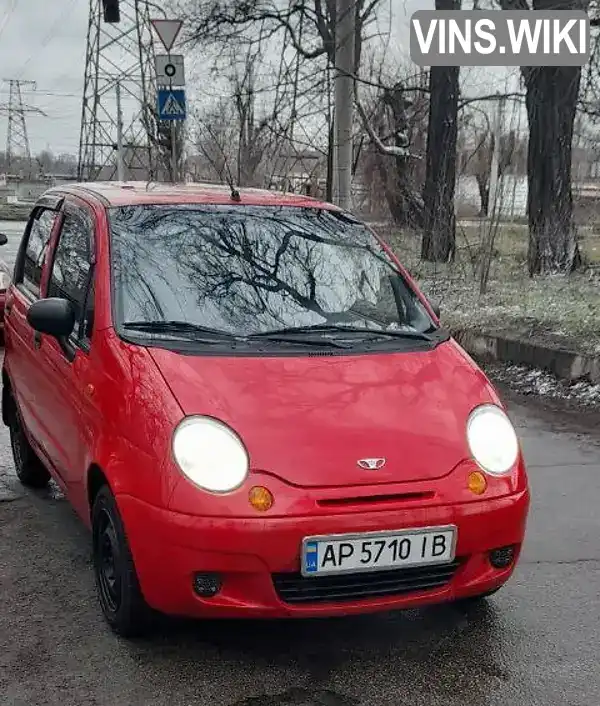 Хетчбек Daewoo Matiz 2007 0.8 л. Ручна / Механіка обл. Запорізька, Запоріжжя - Фото 1/5