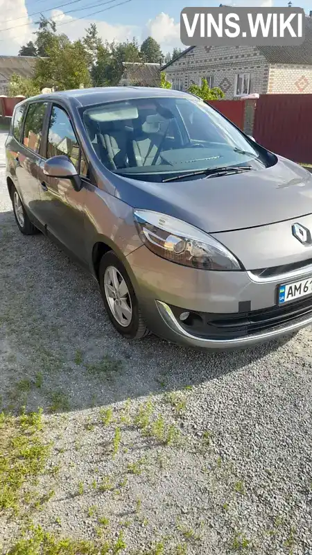 Мінівен Renault Grand Scenic 2013 1.5 л. Ручна / Механіка обл. Житомирська, Звягель - Фото 1/11