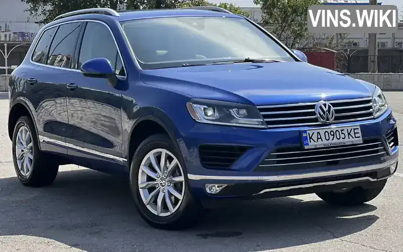 Позашляховик / Кросовер Volkswagen Touareg 2016 3.6 л. Автомат обл. Запорізька, Запоріжжя - Фото 1/21