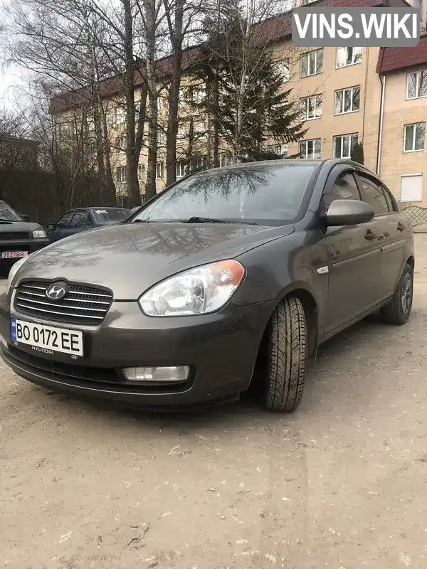 Седан Hyundai Accent 2008 1.49 л. Ручна / Механіка обл. Тернопільська, Тернопіль - Фото 1/20