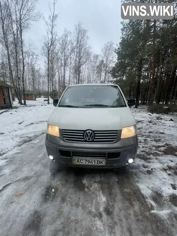 Мінівен Volkswagen Transporter 2005 1.98 л. Ручна / Механіка обл. Волинська, Любешів - Фото 1/17