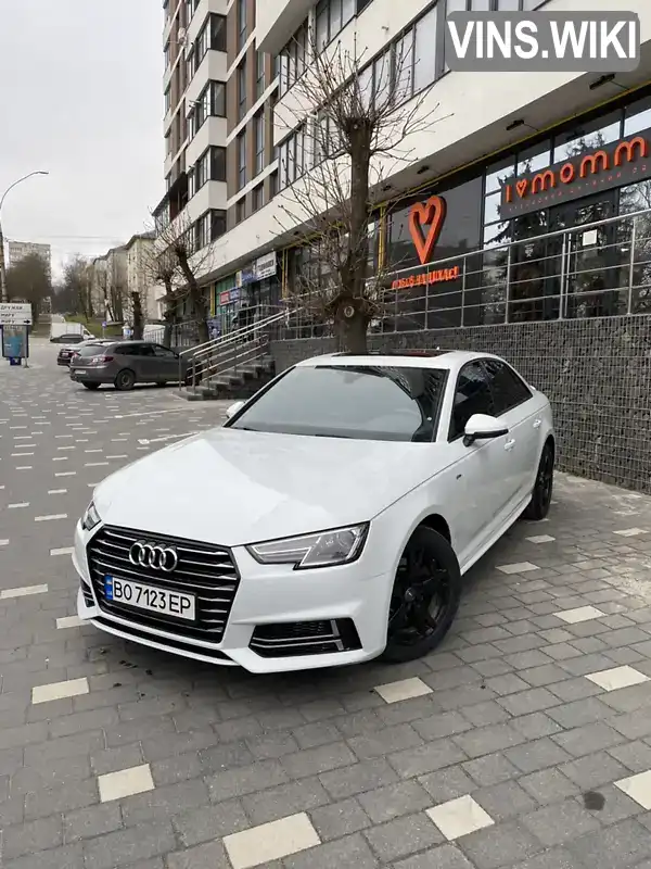 Седан Audi A4 2018 1.98 л. Автомат обл. Тернопільська, Тернопіль - Фото 1/21