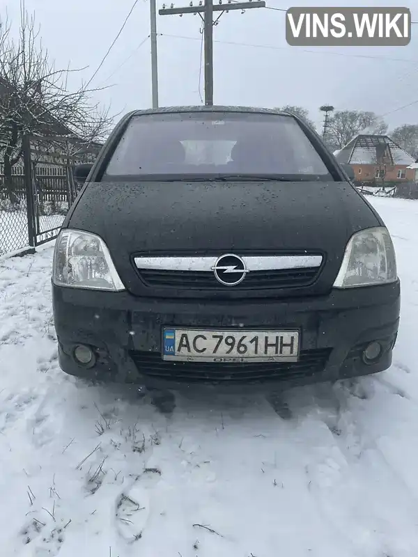 Мікровен Opel Meriva 2007 1.69 л. Ручна / Механіка обл. Волинська, Камінь-Каширський - Фото 1/8