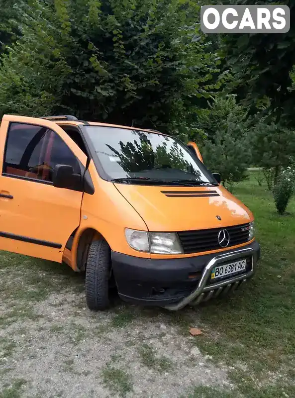 Мінівен Mercedes-Benz Vito 2001 2.15 л. Ручна / Механіка обл. Тернопільська, Чортків - Фото 1/8