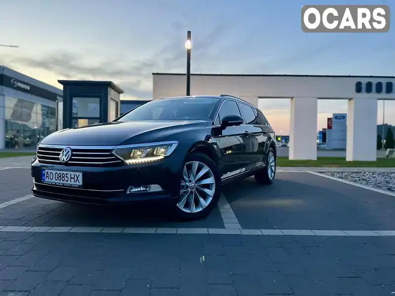 Універсал Volkswagen Passat 2016 1.97 л. Автомат обл. Закарпатська, Мукачево - Фото 1/21