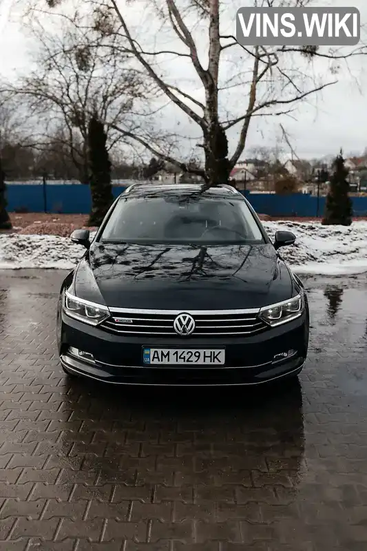 Універсал Volkswagen Passat 2015 1.97 л. Автомат обл. Житомирська, Житомир - Фото 1/21