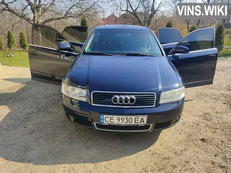 Седан Audi A4 2001 1.6 л. Ручна / Механіка обл. Чернівецька, Хотин - Фото 1/11