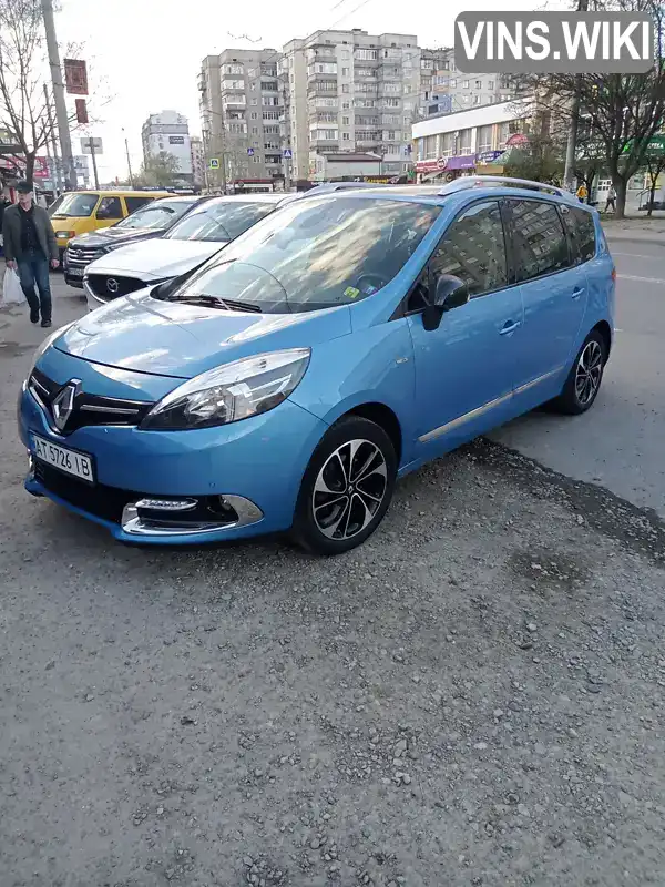 Мінівен Renault Grand Scenic 2015 1.46 л. Ручна / Механіка обл. Івано-Франківська, Івано-Франківськ - Фото 1/21