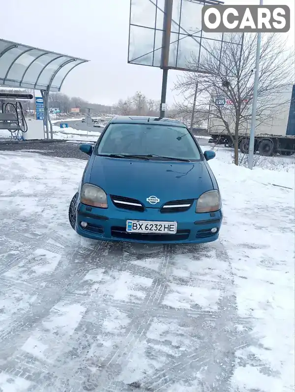 Мінівен Nissan Almera Tino 2002 2 л. Автомат обл. Хмельницька, Хмельницький - Фото 1/21