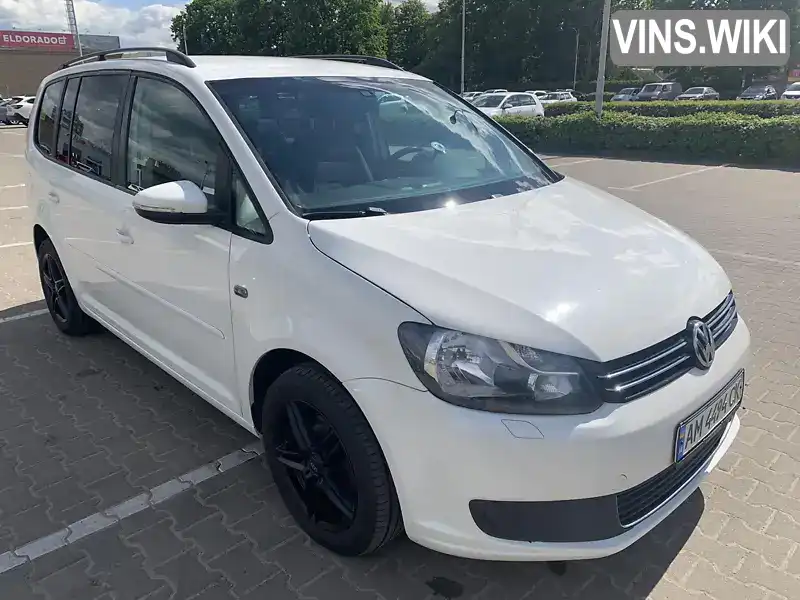 WVGZZZ1TZDW103209 Volkswagen Touran 2013 Микровэн 1.6 л. Фото 8