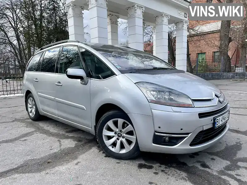 Мінівен Citroen Grand C4 Picasso 2010 2 л. Ручна / Механіка обл. Полтавська, Кременчук - Фото 1/21