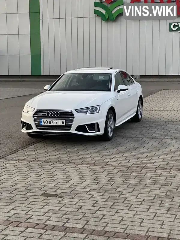 Седан Audi A4 2019 1.98 л. Автомат обл. Закарпатская, Тячев - Фото 1/21