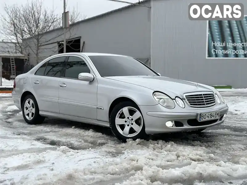 Седан Mercedes-Benz E-Class 2003 2.7 л. Автомат обл. Тернопільська, Тернопіль - Фото 1/21