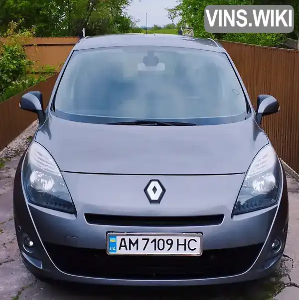 Мінівен Renault Grand Scenic 2011 1.6 л. Ручна / Механіка обл. Житомирська, Житомир - Фото 1/11