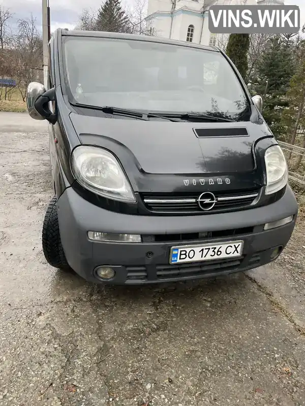 Минивэн Opel Vivaro 2005 1.87 л. Ручная / Механика обл. Тернопольская, Чортков - Фото 1/10