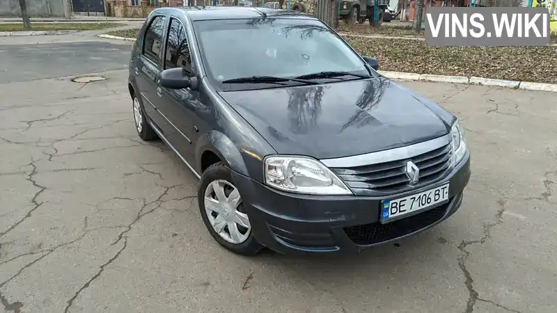 Седан Renault Logan 2010 1.6 л. обл. Миколаївська, Миколаїв - Фото 1/12