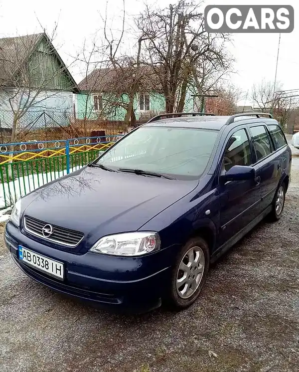 Універсал Opel Astra 2002 1.6 л. Ручна / Механіка обл. Вінницька, Могилів-Подільський - Фото 1/7