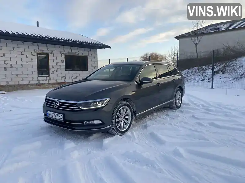 Універсал Volkswagen Passat 2016 1.97 л. Ручна / Механіка обл. Житомирська, Любар - Фото 1/21