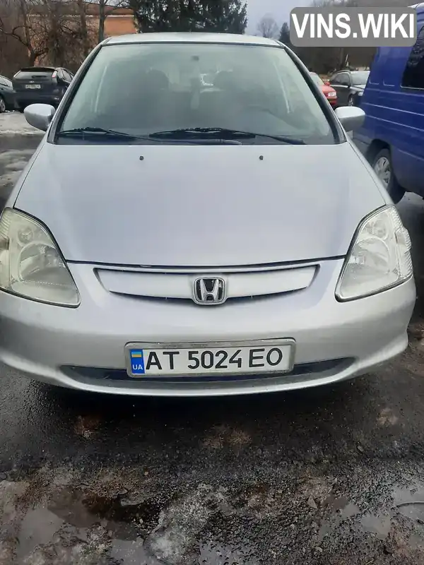 Хетчбек Honda Civic 2002 1.69 л. обл. Івано-Франківська, Яремче - Фото 1/5