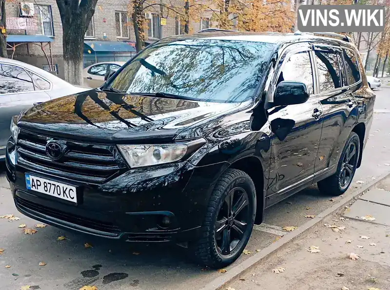 Позашляховик / Кросовер Toyota Highlander 2012 3.46 л. Автомат обл. Запорізька, Запоріжжя - Фото 1/20