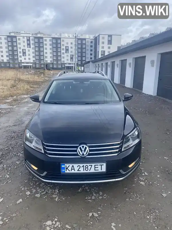 Универсал Volkswagen Passat 2012 1.97 л. Автомат обл. Киевская, Вышневое - Фото 1/21