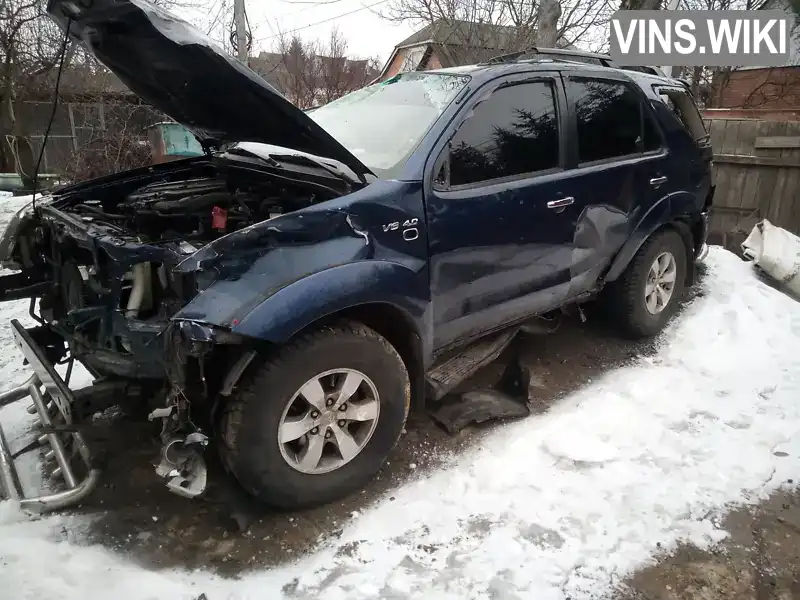 Позашляховик / Кросовер Toyota Fortuner 2007 3.96 л. Автомат обл. Вінницька, Вінниця - Фото 1/21