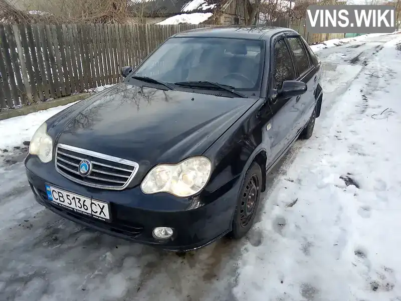 Седан Geely CK 2012 1.5 л. Ручна / Механіка обл. Чернігівська, Чернігів - Фото 1/11