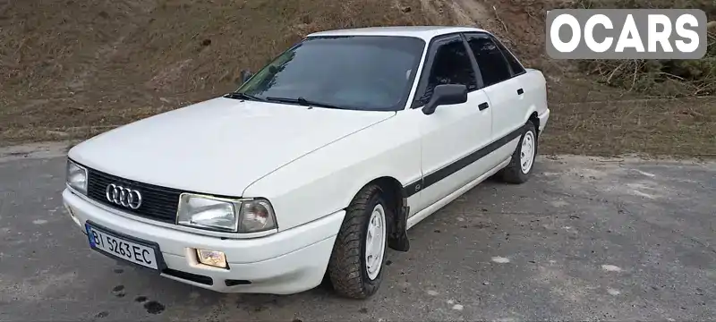 Седан Audi 80 1988 1.8 л. Ручная / Механика обл. Полтавская, Кременчуг - Фото 1/12