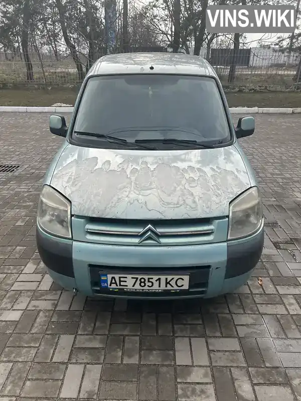 Мінівен Citroen Berlingo 2003 null_content л. Ручна / Механіка обл. Дніпропетровська, Кам'янське (Дніпродзержинськ) - Фото 1/11