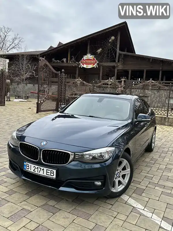 WBA3Y31040D644628 BMW 3 Series GT 2014 Ліфтбек 2 л. Фото 1