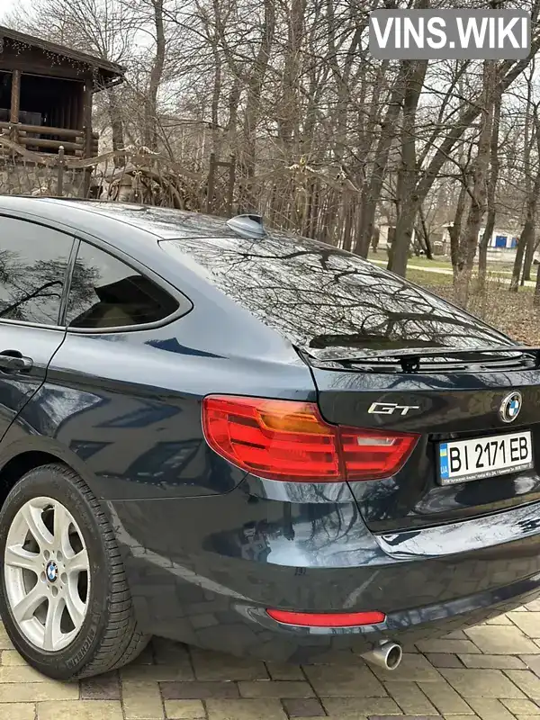 WBA3Y31040D644628 BMW 3 Series GT 2014 Ліфтбек 2 л. Фото 8