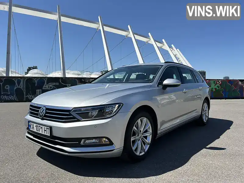 Універсал Volkswagen Passat 2017 1.97 л. Автомат обл. Київська, Київ - Фото 1/21