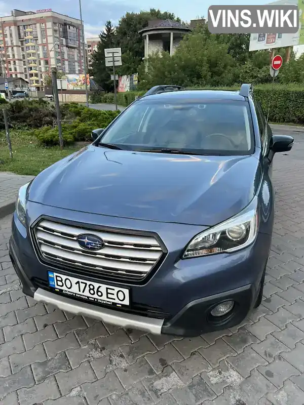 Універсал Subaru Outback 2016 2.5 л. Автомат обл. Тернопільська, Тернопіль - Фото 1/21