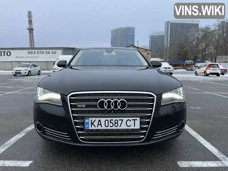 Седан Audi A8 2012 6.3 л. Автомат обл. Киевская, Киев - Фото 1/11