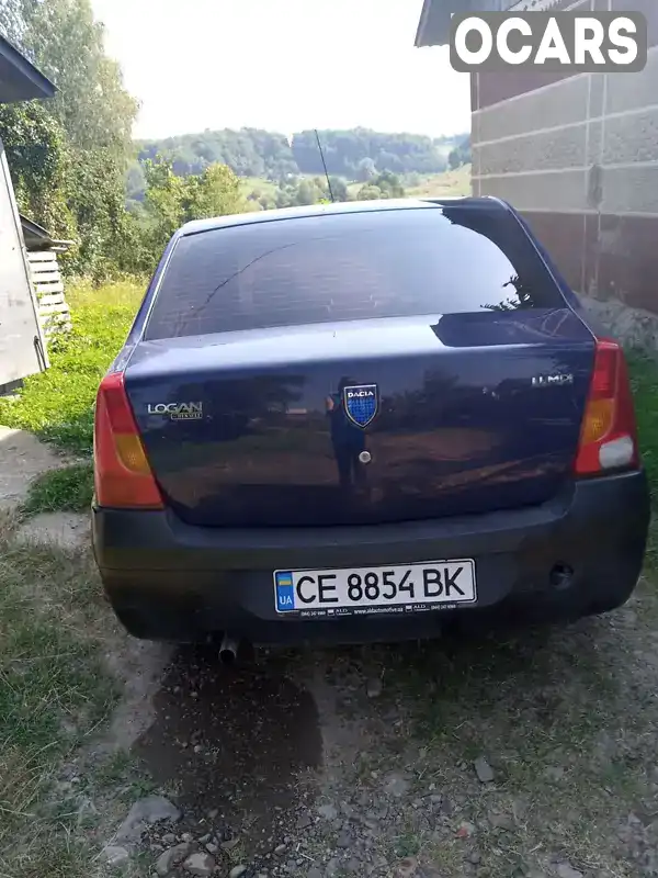 Седан Dacia Logan 2006 1.4 л. Ручна / Механіка обл. Чернівецька, Вижниця - Фото 1/10