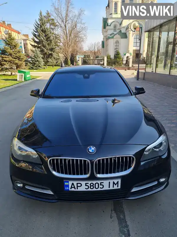 Седан BMW 5 Series 2014 2 л. Автомат обл. Запорожская, Запорожье - Фото 1/17