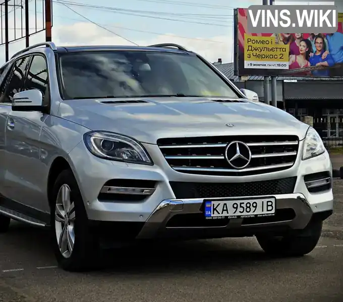 Позашляховик / Кросовер Mercedes-Benz M-Class 2012 3 л. Автомат обл. Черкаська, Черкаси - Фото 1/21