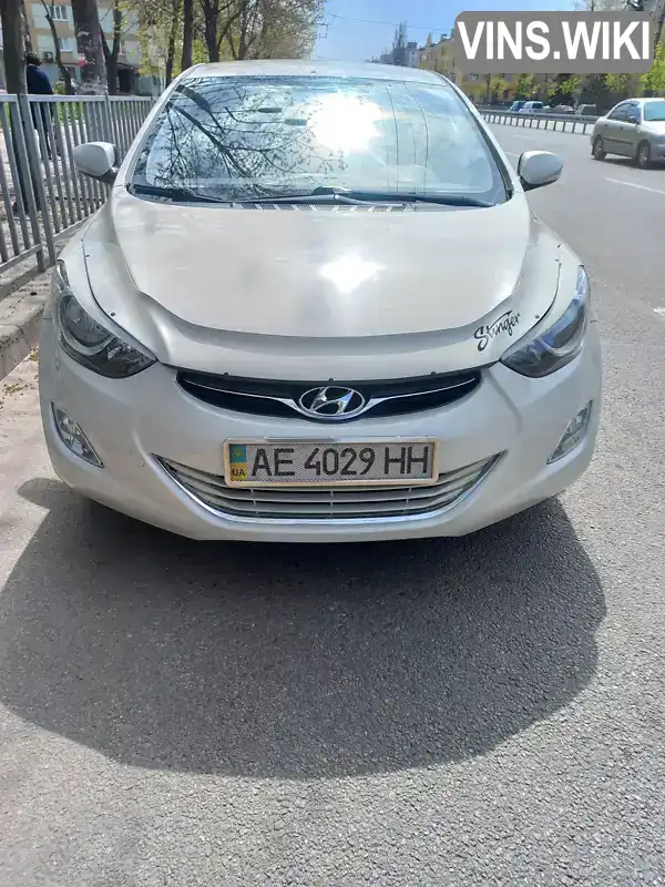 Седан Hyundai Elantra 2011 1.6 л. Ручная / Механика обл. Днепропетровская, Днепр (Днепропетровск) - Фото 1/12