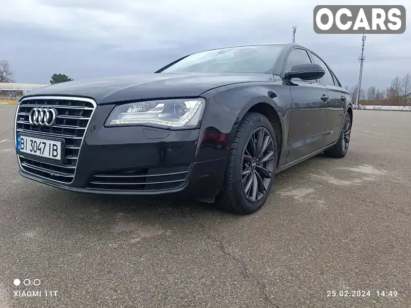 Седан Audi A8 2012 3 л. Автомат обл. Житомирская, Житомир - Фото 1/21