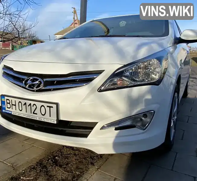 Седан Hyundai Accent 2016 1.4 л. Автомат обл. Одесская, Одесса - Фото 1/9