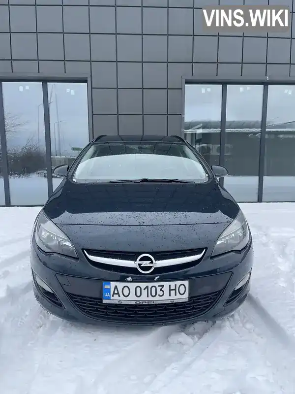 W0LPD8EW5E8031671 Opel Astra 2014 Универсал 1.7 л. Фото 2